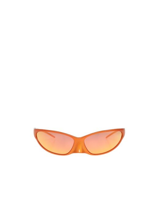 Balenciaga Pink Eyewear Wrap-Around Sunglasses