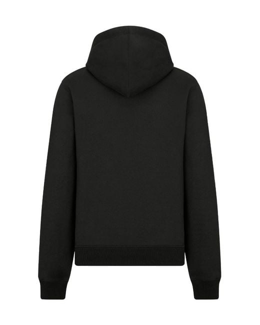 Dior Black Homme Cd Icon Drawstring Hoodie for men