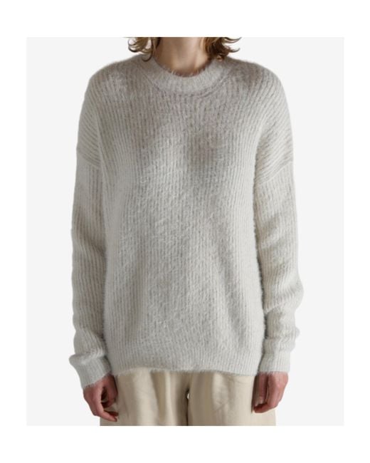 Uma Wang Gray Round Neck Top