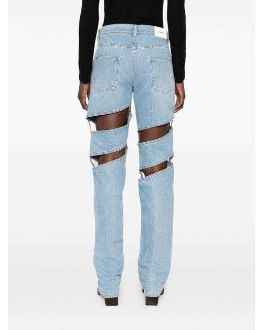 Coperni Blue Belt Loop Jeans