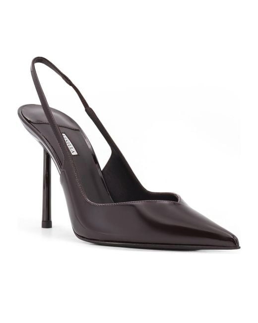 Le Silla Metallic Vivienne Slingback Heeled Pumps