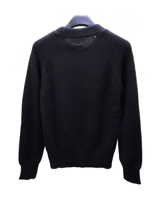 Burberry Blue Round-Neck Knitted Pullover