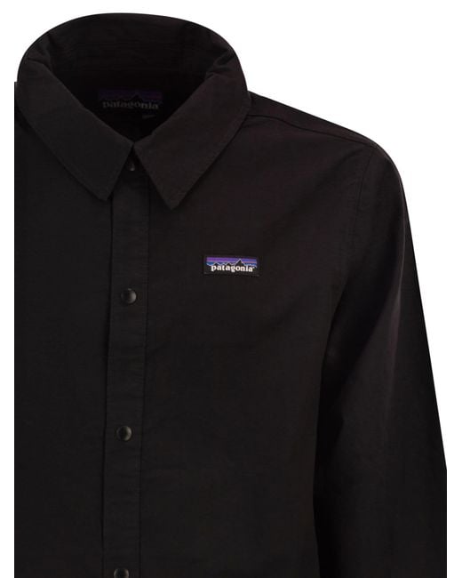 Patagonia Black Lightweight Shirt Jacket for men