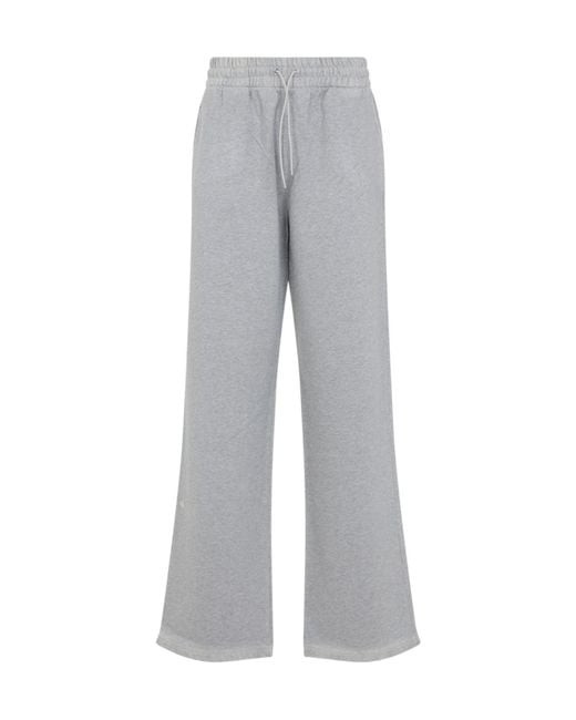 Prada Gray Drawstring Fleece Jogging Pants