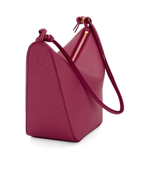 Loewe Purple Hammock Mini Hobo Bag