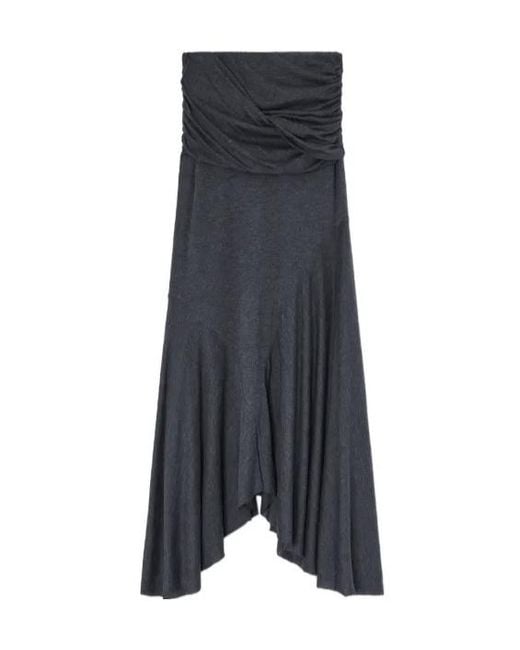 Ganni Blue Long Skirt