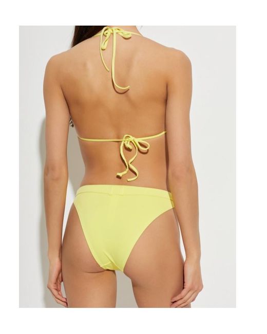 Balmain Yellow Triangle Bikini Beachwear
