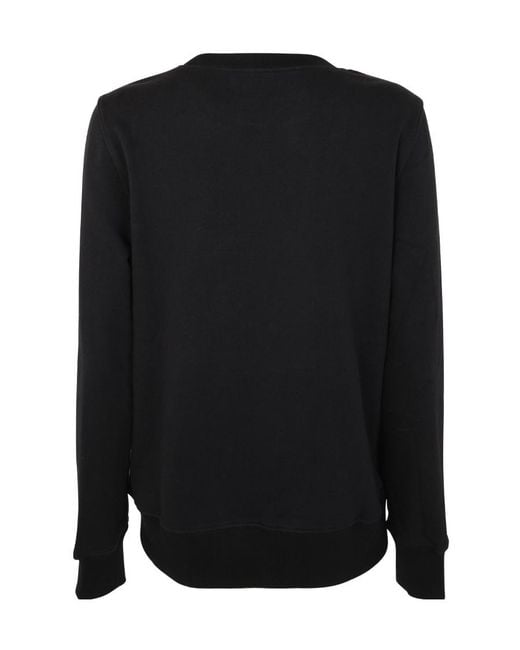 Versace Jeans Black Logo-Print Sweatshirt