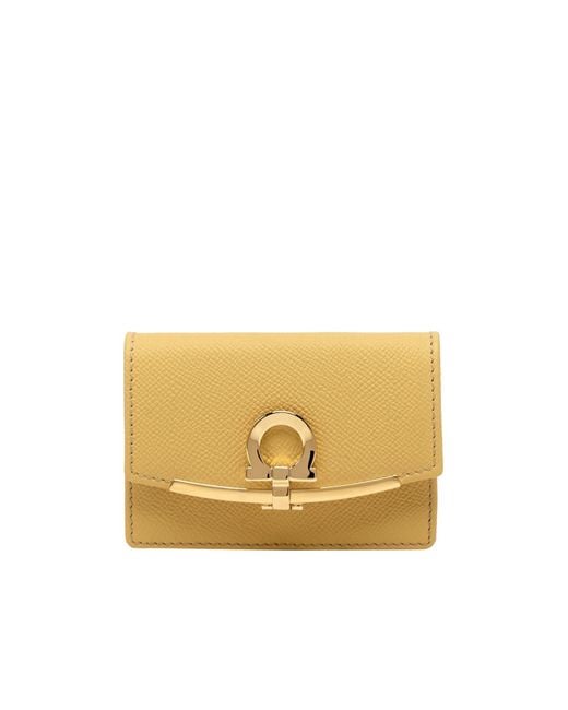 Ferragamo Natural Logo Wallet