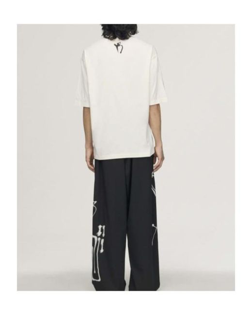 Y-3 White Chito Graphic Short-Sleeve T-Shirt for men