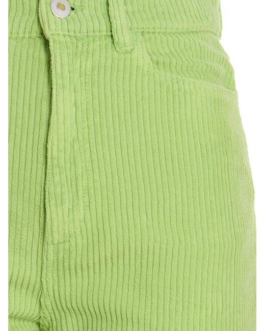 Wandler Green Straight Casual Pants