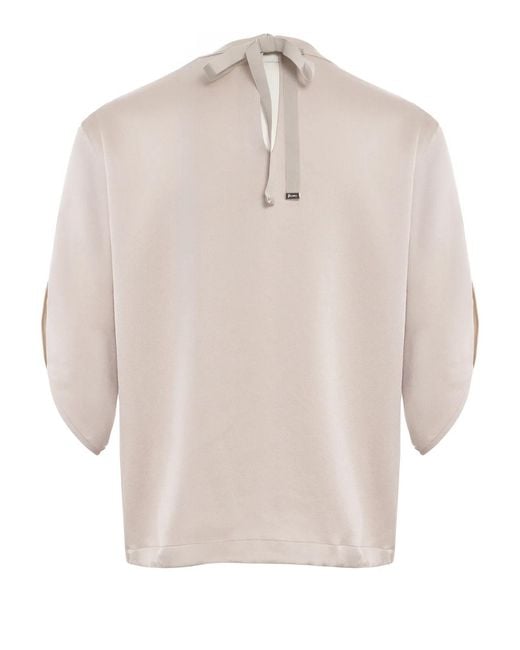 Herno White Crew-Neck T-Shirt