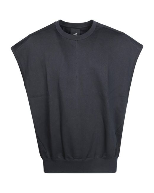 Thom Krom Blue Crew Neck Sweat Top for men