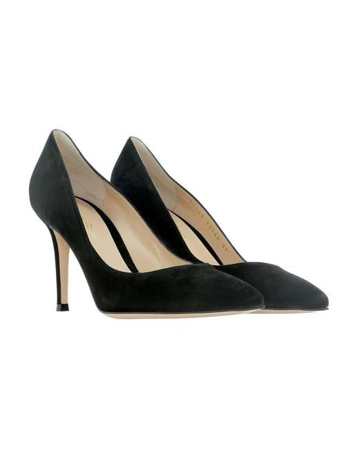 Gianvito Rossi Purple Gianvito 85Mm Pointed-Toe Pumps