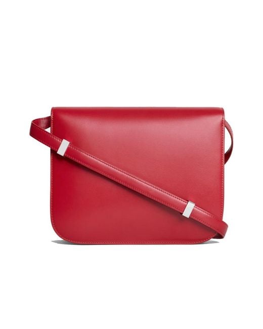 Céline Red Medium Classic Bag