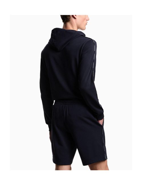 Emporio Armani Blue Loungewear Bermuda for men