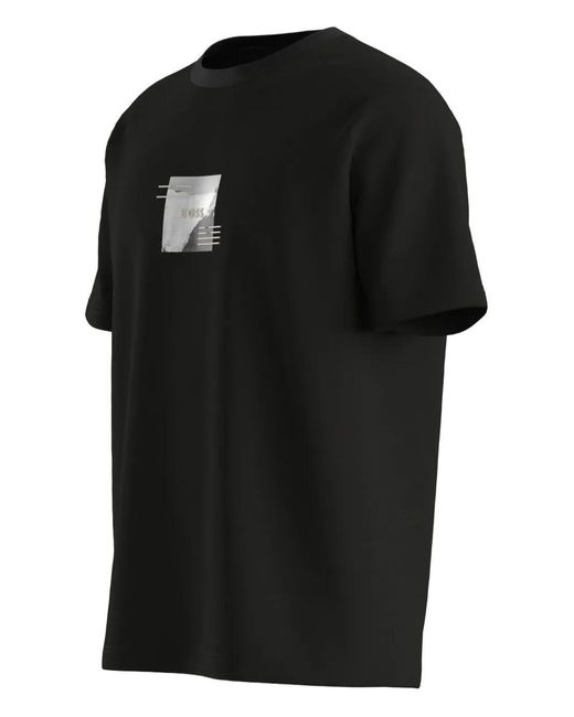 Boss Black Graphic-Print T-Shirt for men