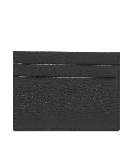Common Projects Black Logo-Stamp Cardholder for men