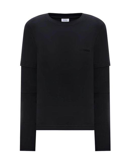 Vetements Black Long-Sleeved T-Shirt