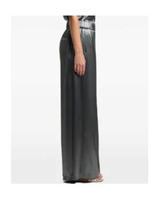Peserico Black Aurea Wide-Leg Pants