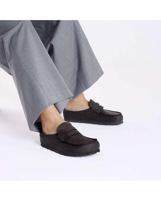 Birkenstock Black Naples Penny Clogs for men