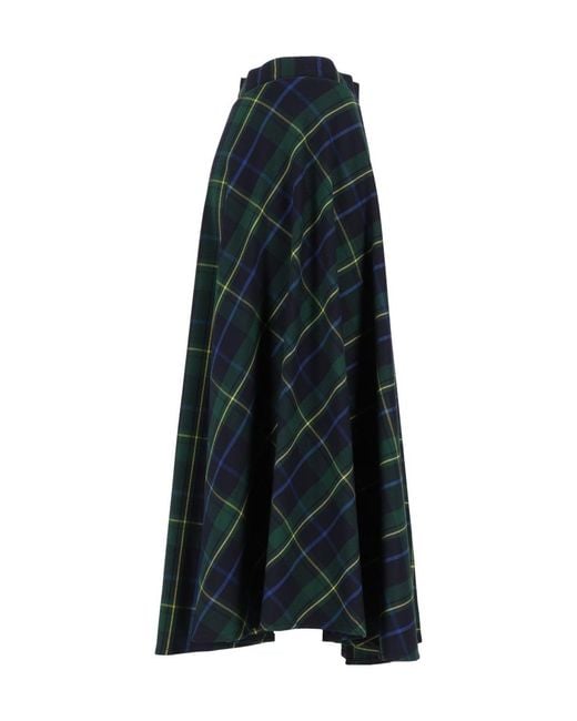 Al Duca D'aosta Blue Wheel Skirt