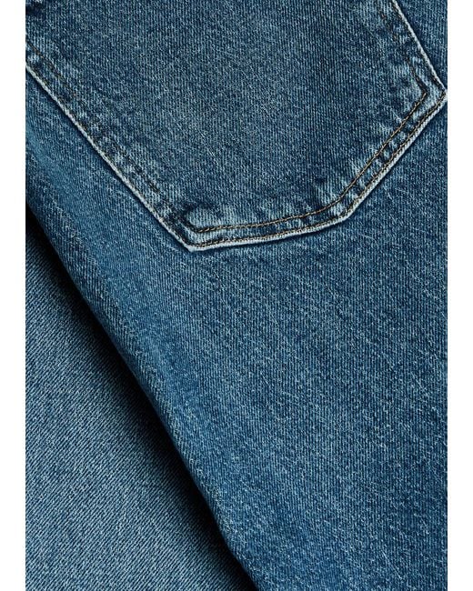 Agolde Blue Harper Straight-Leg Jeans