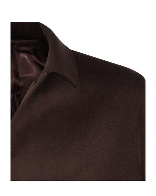 Lardini Brown Single-Breasted Coat for men