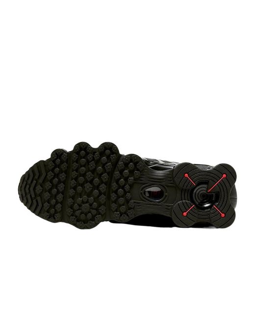 Nike Black Shox Tl Lace-Up Sneakers for men