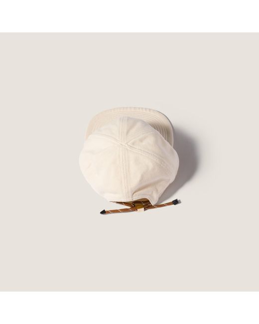Miu Miu Natural Logo Baseball Cap