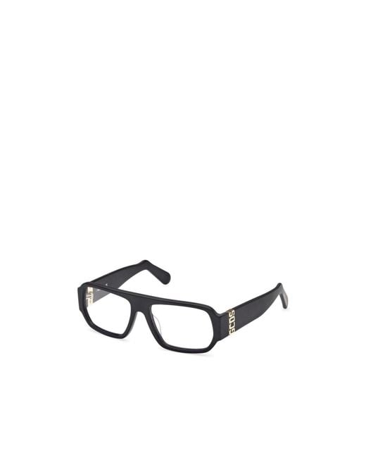 Gcds White Logo Temple Plano Lenses for men