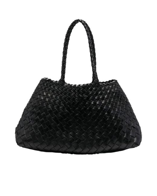 Dragon Diffusion Black Santa Croce Big Bag