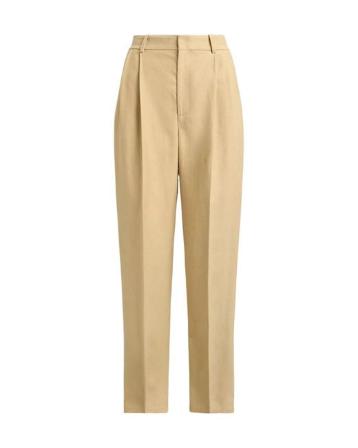 Polo Ralph Lauren Natural Pleated Casual Pants for men