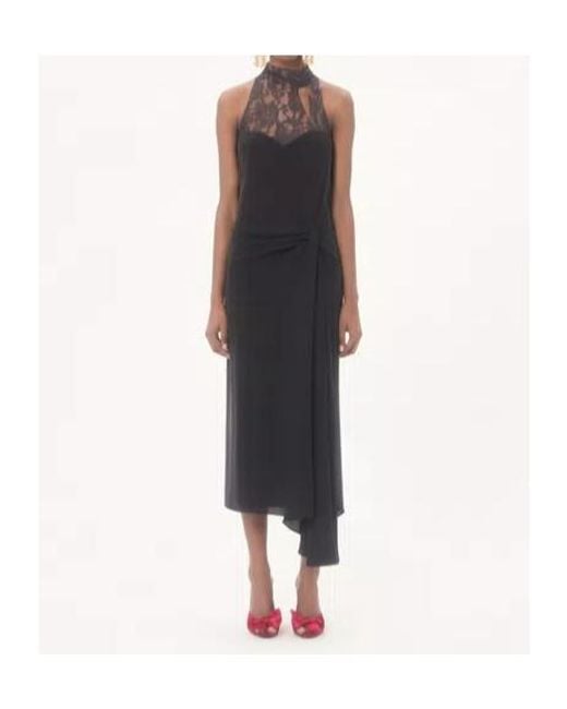 Valentino Black Georgette Dress