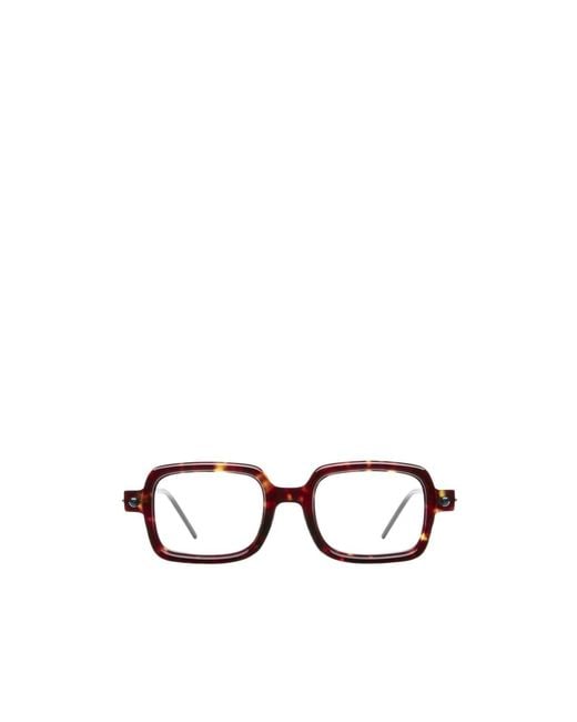 Kuboraum White Full-Rimmed Plano Lenses for men