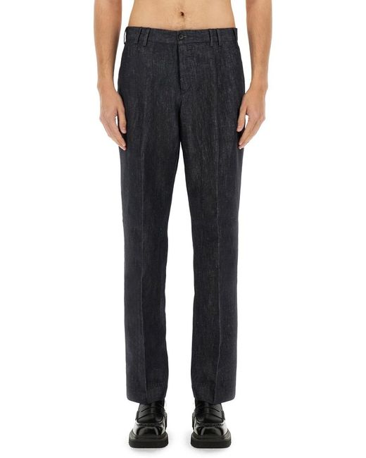 Pt Pantaloni Black Pt Torino Tailored Pence Pants for men