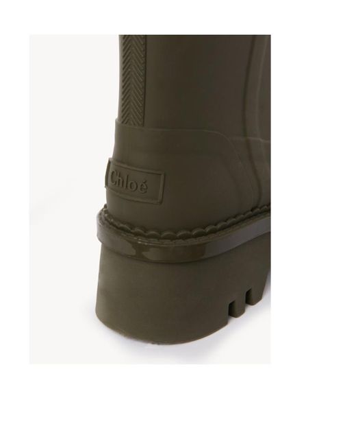 Chloé Green Chloé Raina Rain Boots