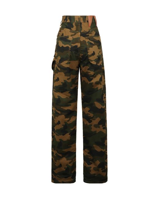 DARKPARK Green Camouflage Printed Pants