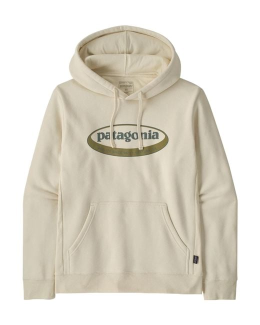 Patagonia Natural 95 Oval Logo Pullover Hoodie for men