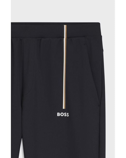 Boss Blue Active Tracksuit Bottoms for men
