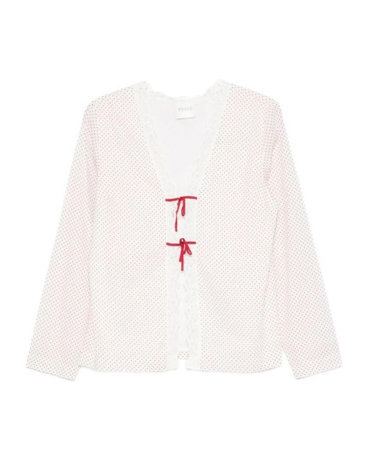 Posse White Long-Sleeved Top
