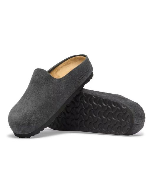 Birkenstock Brown Amsterdam Suede Slides