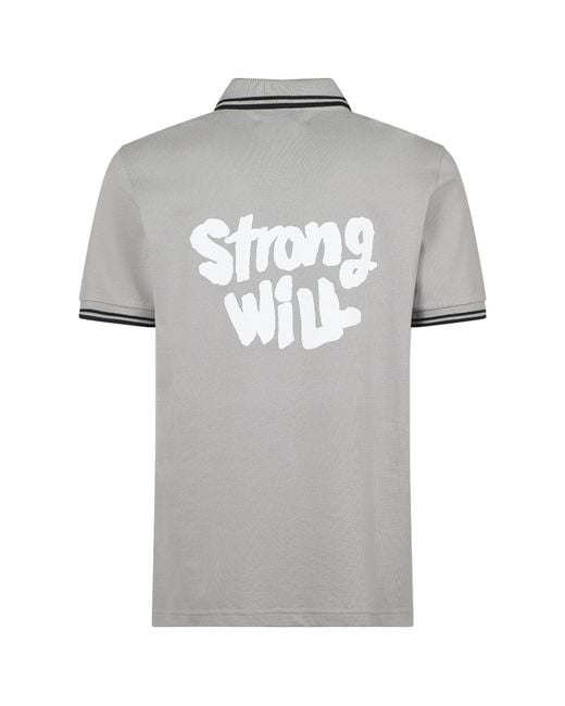 Comme des Garçons Gray Short-Sleeved Polo Shirt for men