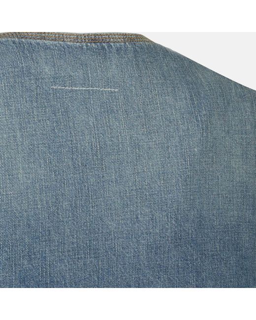 MM6 by Maison Margiela Blue Sleeveless Denim Dress