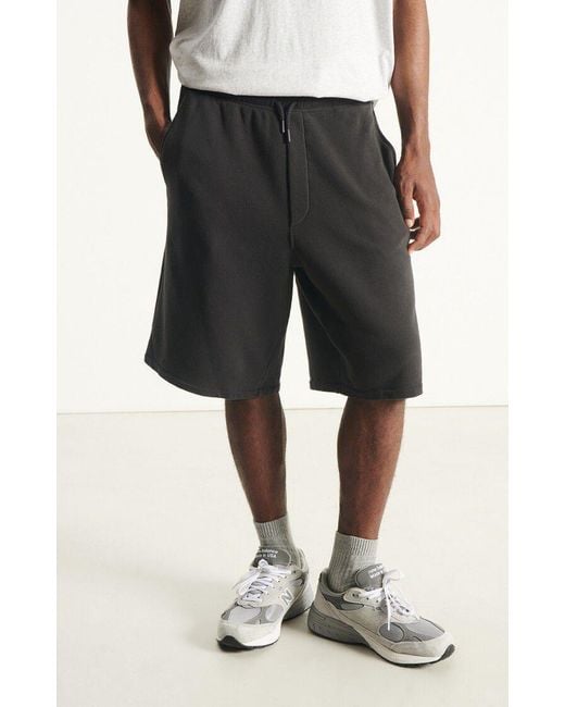 American Vintage Gray Drawstring Sweat Shorts for men