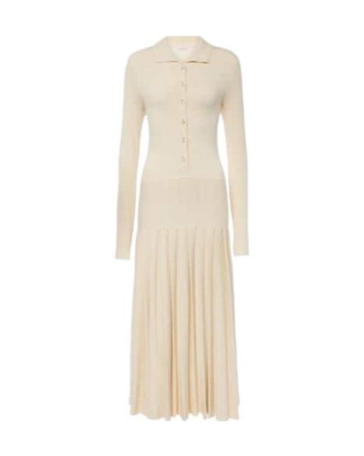 Altuzarra Natural Delorme Polo Dress