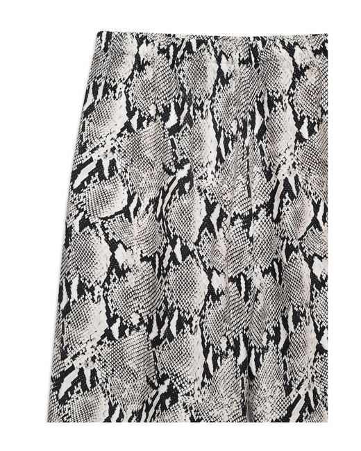 Anine Bing Gray Roslin Printed Trousers