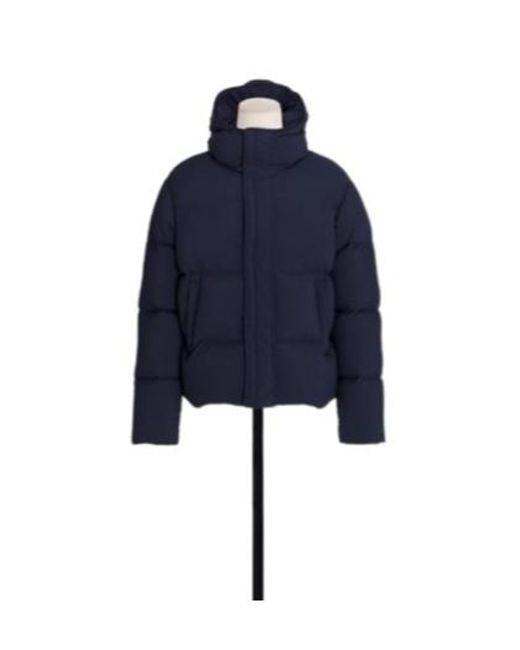 Dior Blue Cd Icon Hooded Quilted Down Jacket for men