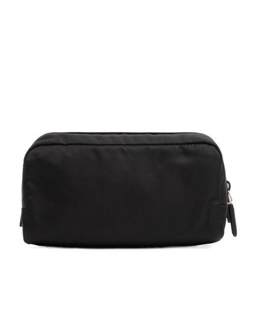Prada Black Re-Nylon And Saffiano Necessaire for men
