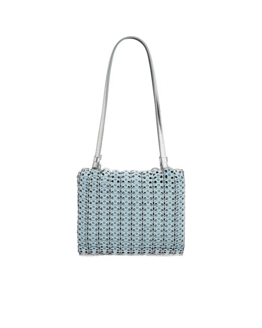 Rabanne Blue 1969 Flip Shoulder Bag